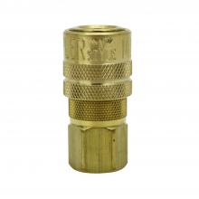 Milton 715BK - Milton® Industrial Coupler 1/4" NPT Female Brass Air Coupler, M-STYLE® Quick Connect Air Coupler