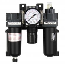 Milton EX25FRL40A-02M - EXELAIR® by Milton® FRL (Mini) Air Filter, Regulator, and Lubricator System - 1/4" NPT