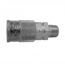 Milton 1836BK - 3/8" MNPT H-Style Coupler - Box of 50