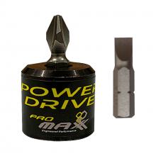 Milton PMXPDH250A - Hex ¼” Ratchet Driver Adapter w/ Straight-Head & Phillips-Head  Bits - PowerDrive Hex (3-Pc)