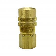 Milton 718BK - Milton Industrial Coupler 3/8" NPT Male Brass Air Coupler, M-STYLE® Quick Connect Air Coupler, 7