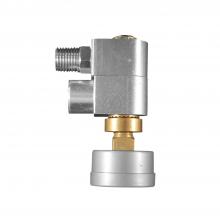 Milton s-657-3 - 1/4" NPT Swivel Hose Fitting with Flow Control and Gauge (1/card, 1-Pack)