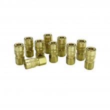 Milton 718 - Milton Industrial Coupler 3/8" NPT Male Brass Air Coupler, M-STYLE® Quick Connect Air Coupler, 7