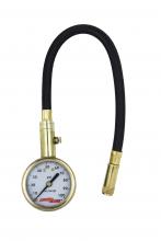 Milton H100X - ACCU-GAGE® Dial Tire Pressure Gauge, Air Pressure Gauge, Straight Foot Air Chuck, 11" Hose, 1/4&