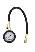 Milton RH60X - ACCU-GAGE® Dial Tire Pressure Gauge, Air Pressure Gauge, Straight Air Chuck, 11" Hose, 1/4" 