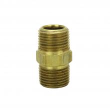 Milton S-647W - 3/8" MNPT Hex Nipple Hose Fitting (2/card)