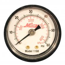 Milton 1188 - Mini Pressure Gauge, 1/8" NPT