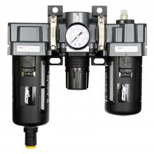 Milton EX45FRL40A-02P - EXELAIR® by Milton® FRL Air Filter, Regulator, and Lubricator System - 1/4" NPT