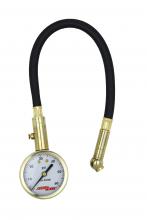 Milton H60XA - ACCU-GAGE® Dial Tire Pressure Gauge, Air Pressure Gauge, Swivel Angle Air Chuck, 11" Hose, 0-60 