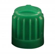 Milton 438 - Milton® 438 TR VC8 Green Plastic Dome Cap - Box of 100