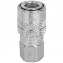 Milton S-715ST - Milton Industrial Air Coupler 1/4" NPT Female Steel Quick Connect Coupler, M-STYLE® Pheumatic Co