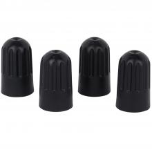 Milton s-TPMSBLK-CAP - Milton Tire Stem Valve Cap, TPMS Valve Caps Black - 4 Pieces