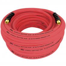 Milton ULR3810038 - ULR Ultra Lightweight Rubber Hose, 3/8" ID x 100 ft., 3/8" MNPT, Robust Durable Air Hose for