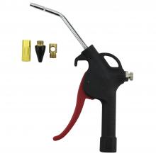 Milton S-174KIT - Milton Air Blow Gun Tool Kit Pistol Grip Blow Gun w/ SafetyTip Nozzle, KWIK-CHANGE Universal, Rubber