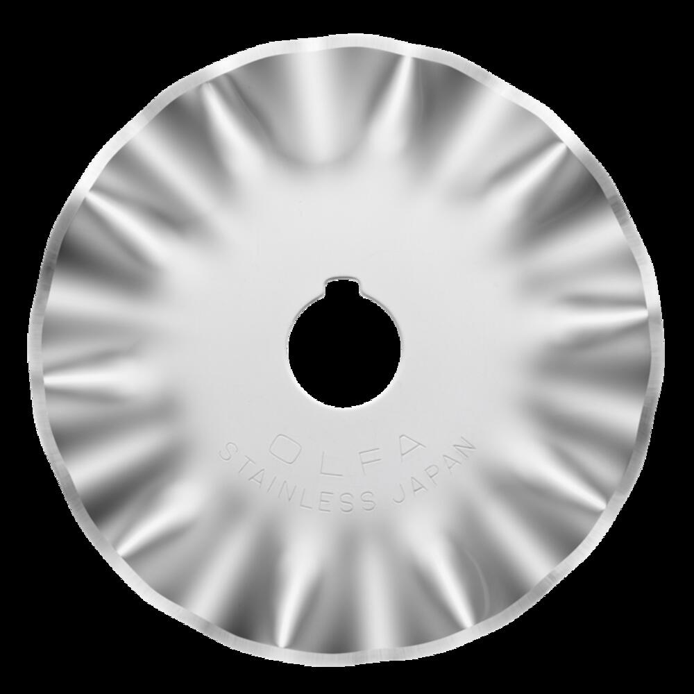 OLFA 45mm WAB45-1 Stainless Steel Wave Blade, 1pk<span class=' ItemWarning' style='display:block;'>Item is usually in stock, but we&#39;ll be in touch if there&#39;s a problem<br /></span>