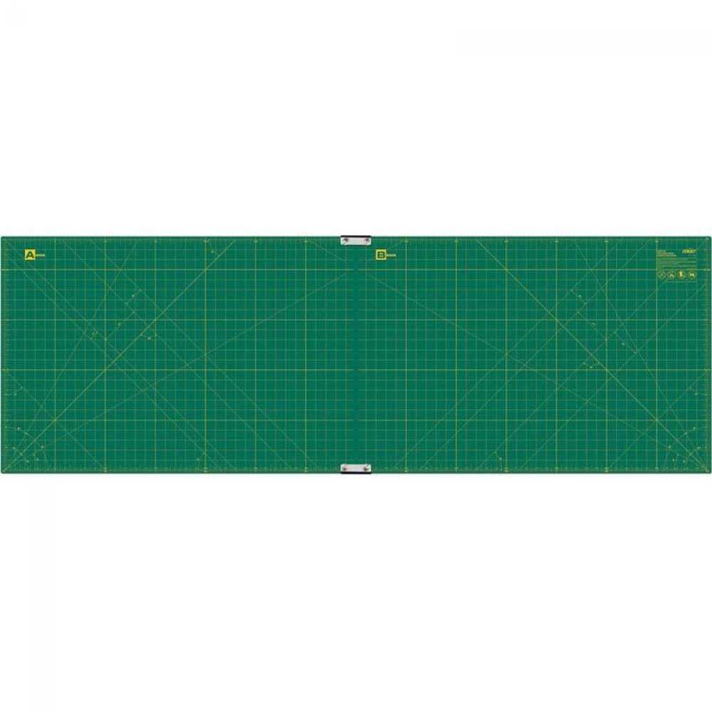 Double-Sided Self-Healing Rotary Mat w/Clips, 23&#34; x 70&#34;<span class=' ItemWarning' style='display:block;'>Item is usually in stock, but we&#39;ll be in touch if there&#39;s a problem<br /></span>