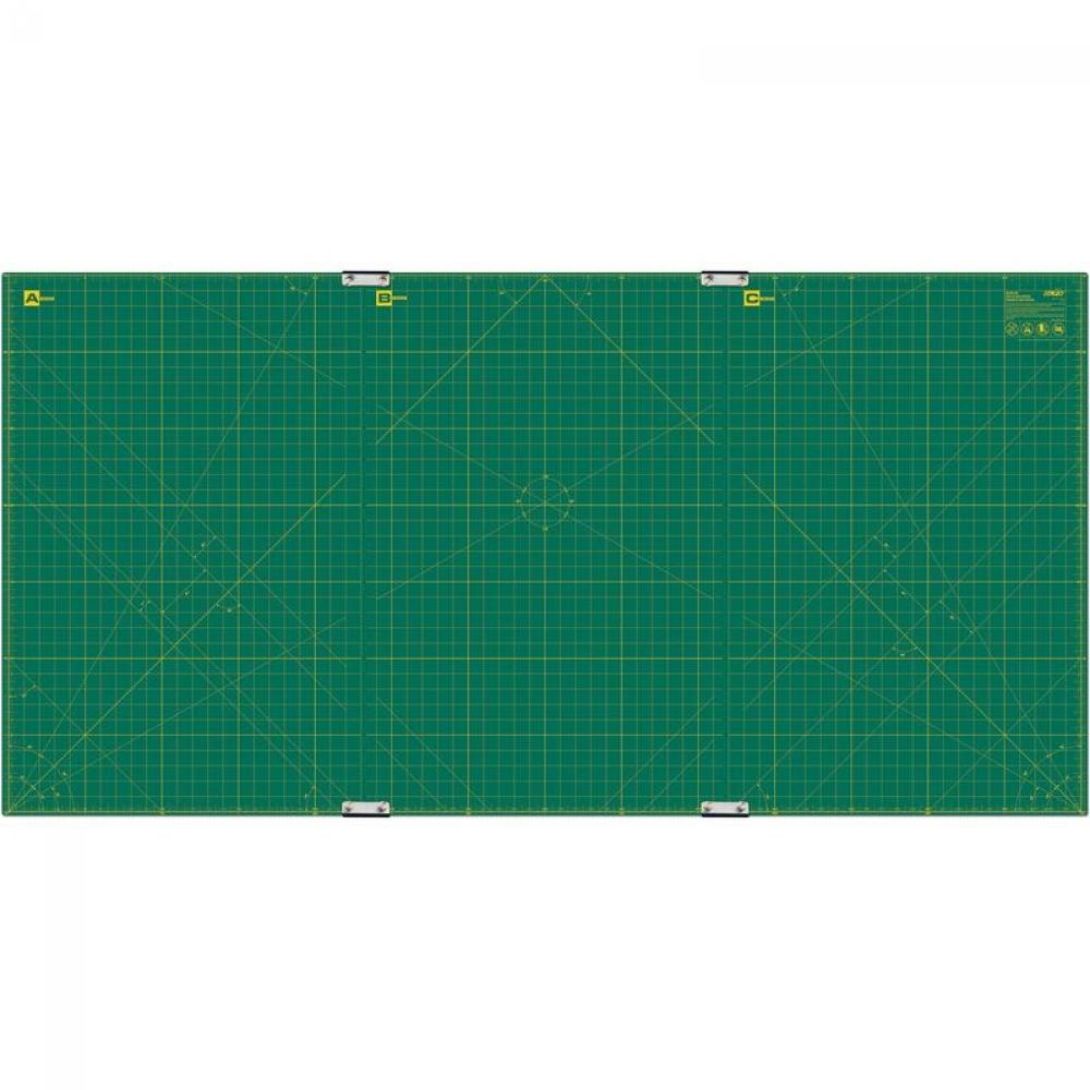 Double-Sided Self-Healing Rotary Mat w/Clips, 35&#34; x 70&#34;<span class=' ItemWarning' style='display:block;'>Item is usually in stock, but we&#39;ll be in touch if there&#39;s a problem<br /></span>