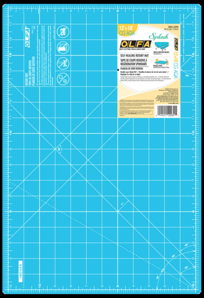 RM-CG/AQA Double Sided Rotary Mat, Aqua 12-Inch x 18-Inch<span class=' ItemWarning' style='display:block;'>Item is usually in stock, but we&#39;ll be in touch if there&#39;s a problem<br /></span>