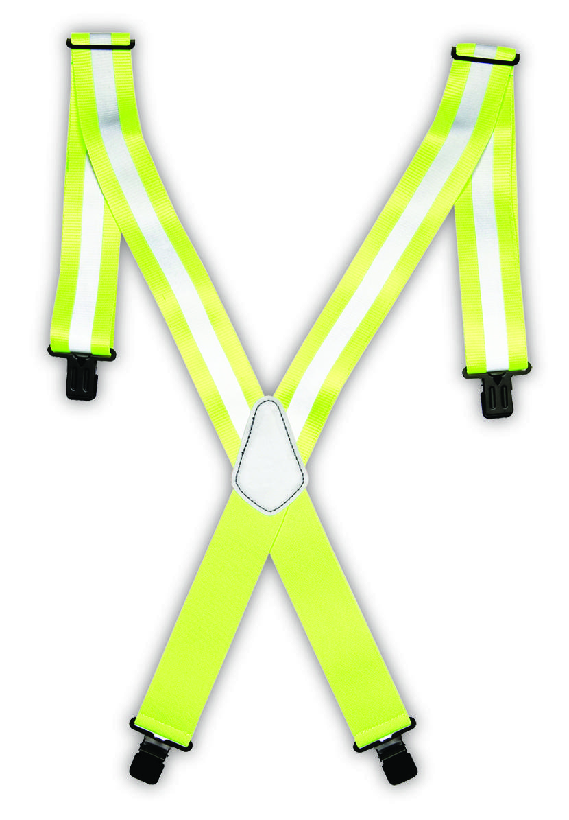 HEAVY-DUTY HI-VIZ WORK SUSPENDERS<span class=' ItemWarning' style='display:block;'>Item is usually in stock, but we&#39;ll be in touch if there&#39;s a problem<br /></span>