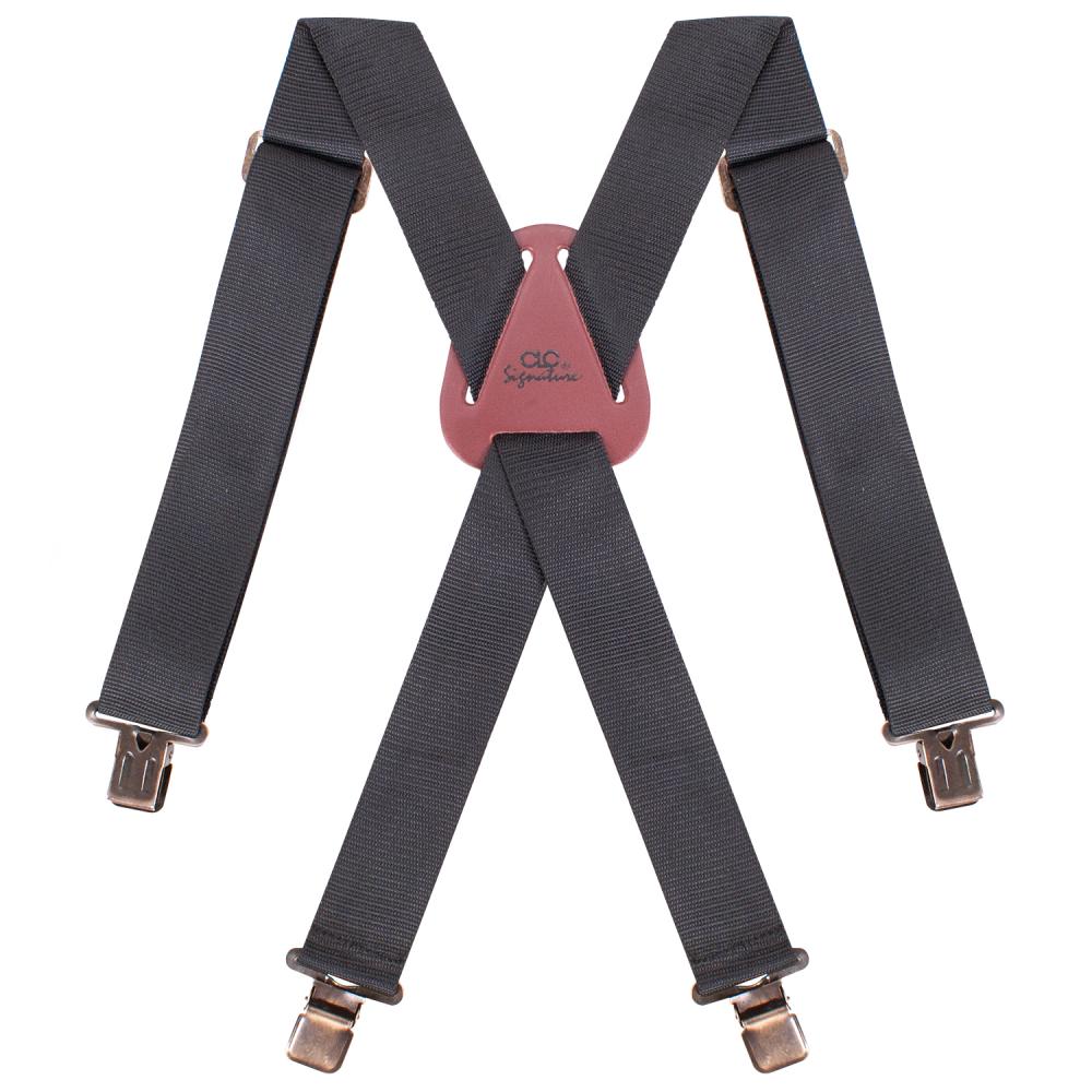 BLACK NYLON WORK SUSPENDERS - ONE SIZE<span class=' ItemWarning' style='display:block;'>Item is usually in stock, but we&#39;ll be in touch if there&#39;s a problem<br /></span>