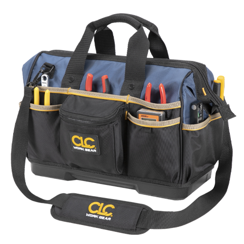 16&#34; MOLDED BASE BIGMOUTH TOTE TOOL BAG<span class=' ItemWarning' style='display:block;'>Item is usually in stock, but we&#39;ll be in touch if there&#39;s a problem<br /></span>