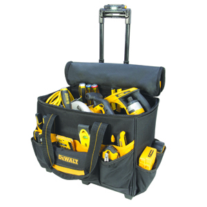 LIGHTED HANDLE 18&#34; ROLLER TOOL BAG - 17 POCKETS<span class='Notice ItemWarning' style='display:block;'>Item has been discontinued<br /></span>