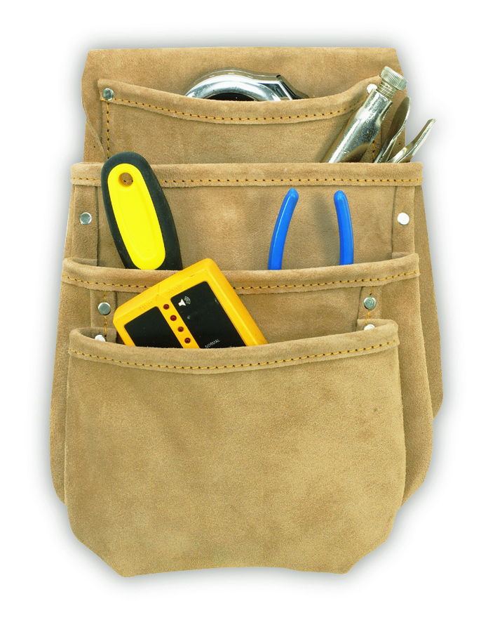 DRYWALL POUCH - 4 POCKETS<span class=' ItemWarning' style='display:block;'>Item is usually in stock, but we&#39;ll be in touch if there&#39;s a problem<br /></span>