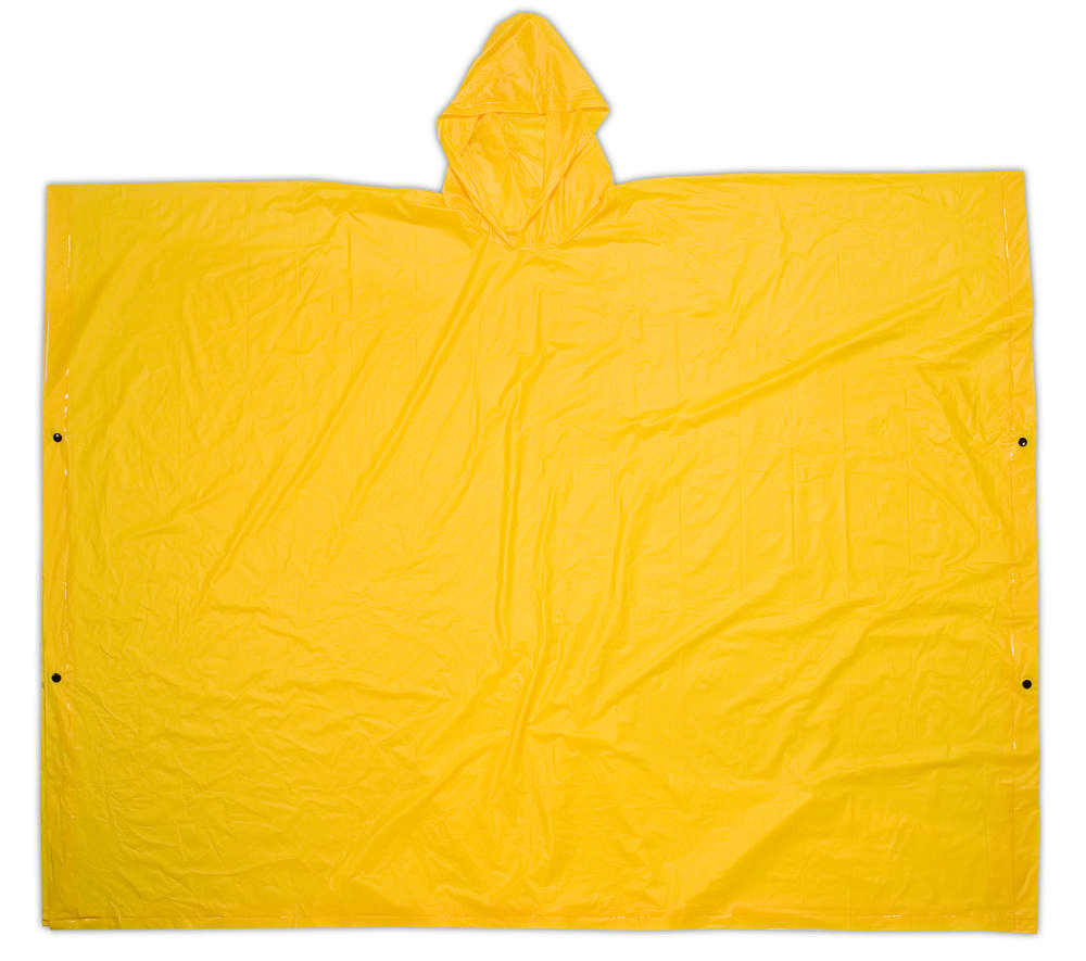 PVC RAIN PONCHO - YELLOW - (.10mm PVC)<span class=' ItemWarning' style='display:block;'>Item is usually in stock, but we&#39;ll be in touch if there&#39;s a problem<br /></span>