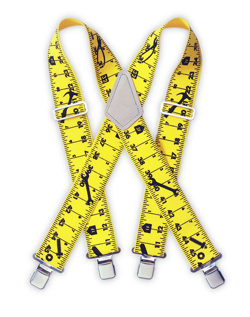 HEAVY-DUTY TAPE RULE ELASTIC SUSPENDERS<span class=' ItemWarning' style='display:block;'>Item is usually in stock, but we&#39;ll be in touch if there&#39;s a problem<br /></span>