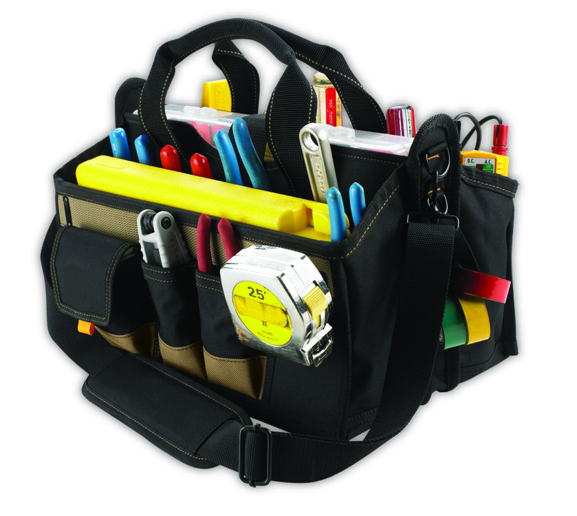 16&#34; CENTER TRAY TOOL BAG - 17 POCKETS<span class=' ItemWarning' style='display:block;'>Item is usually in stock, but we&#39;ll be in touch if there&#39;s a problem<br /></span>