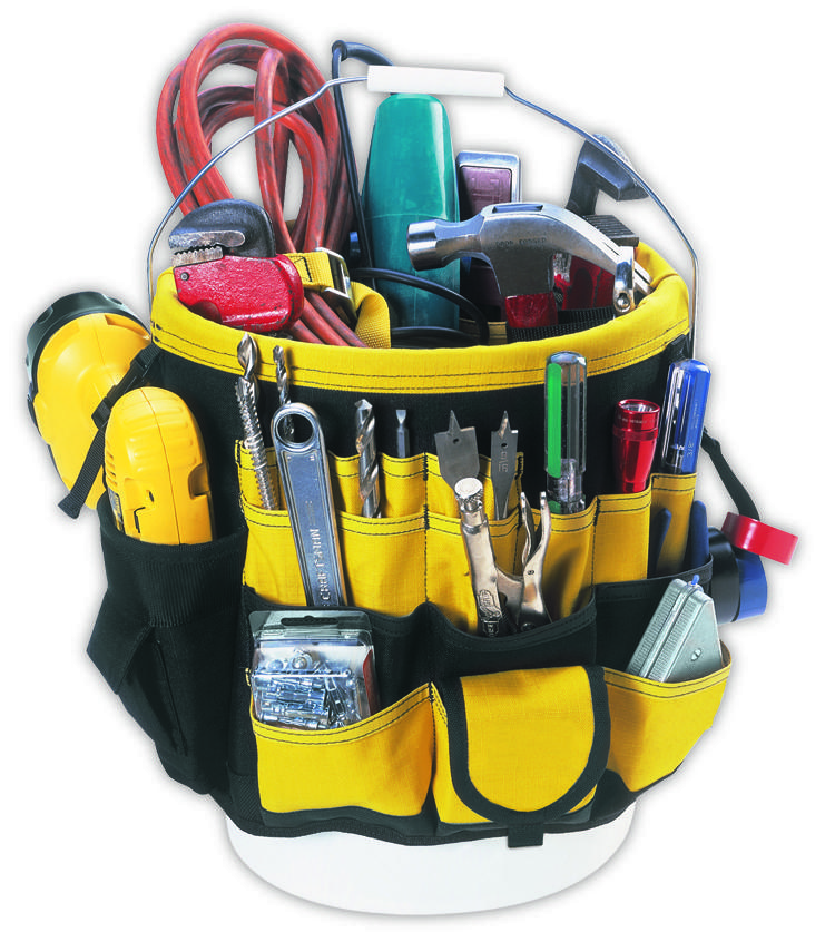 TOP-OF-THE-LINE BUCKET ORGANIZER - 61 POCKETS<span class=' ItemWarning' style='display:block;'>Item is usually in stock, but we&#39;ll be in touch if there&#39;s a problem<br /></span>