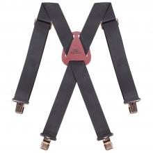 Kunys Leather 51110 - BLACK NYLON WORK SUSPENDERS - ONE SIZE