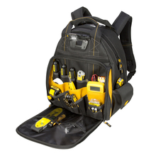 Kunys Leather DGL523 - LIGHTED TOOL BACKPACK - 57 POCKETS