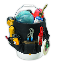 Kunys Leather SW1119 - BUCKET ORGANIZER - 48 POCKETS