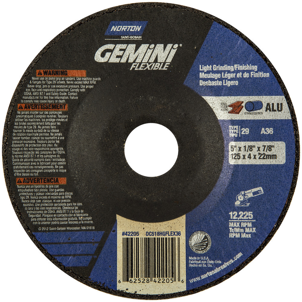 Flexible Grinding Wheel<span class=' ItemWarning' style='display:block;'>Item is usually in stock, but we&#39;ll be in touch if there&#39;s a problem<br /></span>