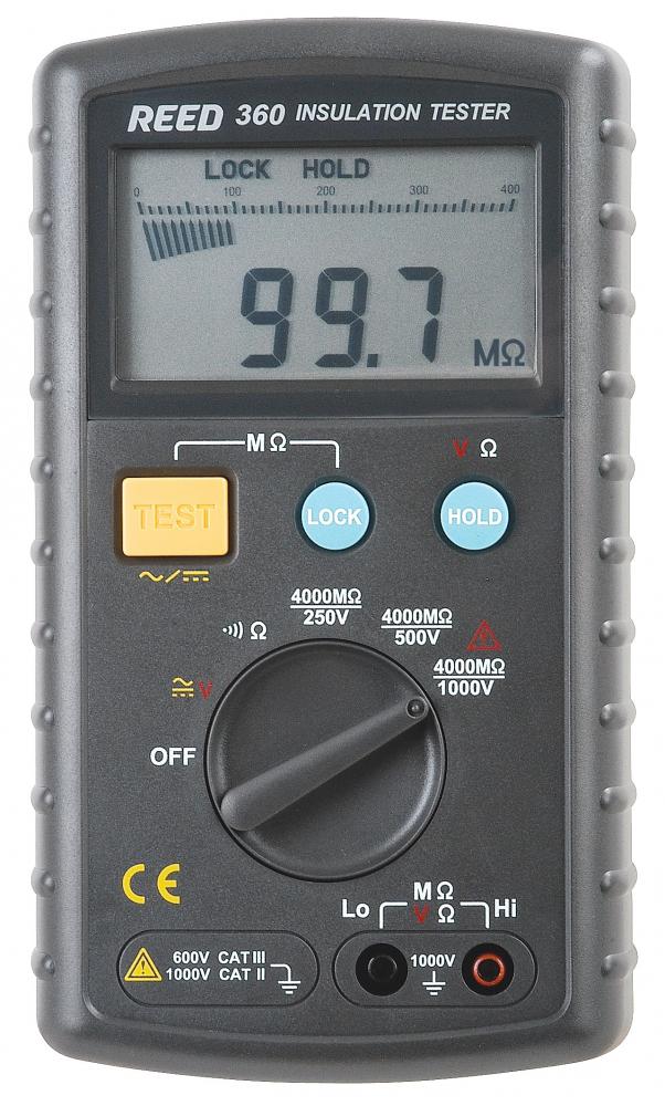 REED C-360 Digital Insulation Tester<span class=' ItemWarning' style='display:block;'>Item is usually in stock, but we&#39;ll be in touch if there&#39;s a problem<br /></span>