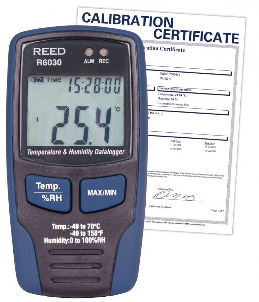 REED R6030 Temperature/Humidity Data Logger<span class=' ItemWarning' style='display:block;'>Item is usually in stock, but we&#39;ll be in touch if there&#39;s a problem<br /></span>