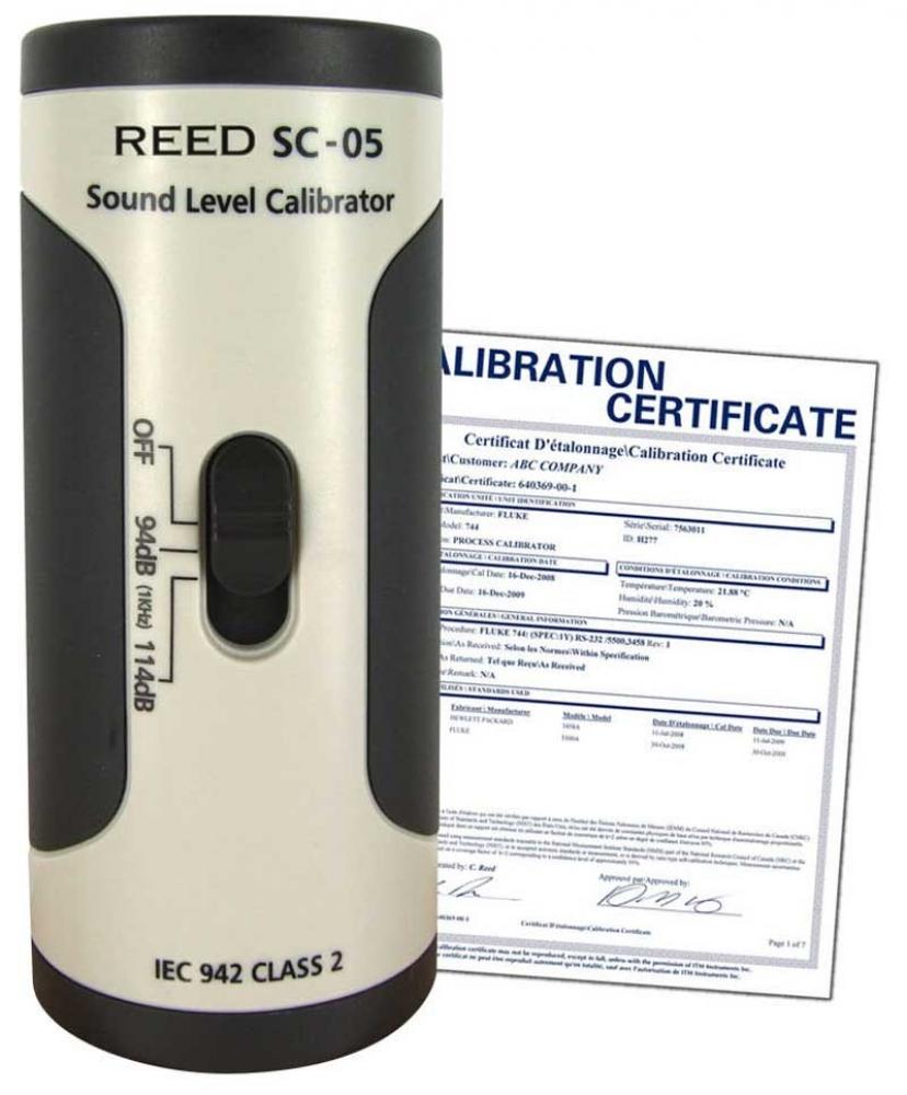 REED SC-05 Sound Calibrator<span class=' ItemWarning' style='display:block;'>Item is usually in stock, but we&#39;ll be in touch if there&#39;s a problem<br /></span>