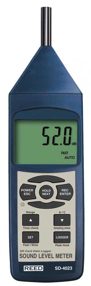 REED SD-4023 SD Series Sound Level Meter, Datalogger, 30 to 130dB<span class=' ItemWarning' style='display:block;'>Item is usually in stock, but we&#39;ll be in touch if there&#39;s a problem<br /></span>