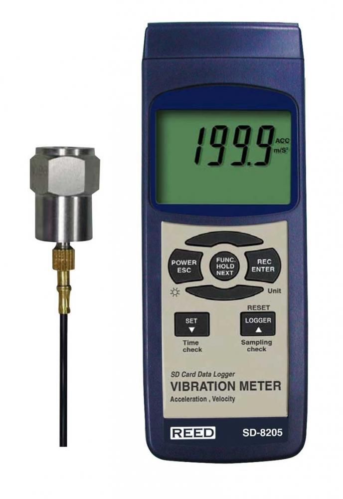 REED SD-8205 Data Logging Vibration Meter<span class=' ItemWarning' style='display:block;'>Item is usually in stock, but we&#39;ll be in touch if there&#39;s a problem<br /></span>