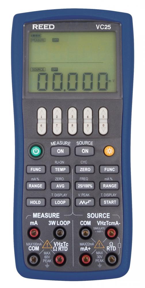 REED VC25 Process Calibrator<span class=' ItemWarning' style='display:block;'>Item is usually in stock, but we&#39;ll be in touch if there&#39;s a problem<br /></span>