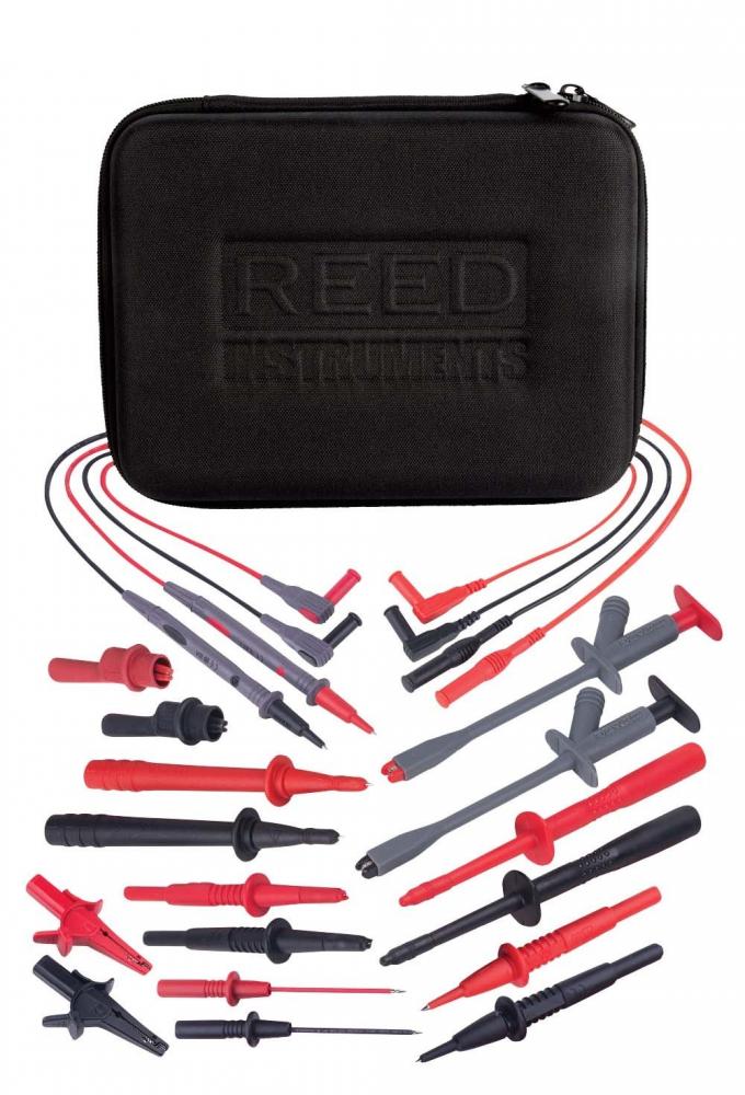 REED R1050-KIT2 Deluxe Safety Test Lead Kit<span class=' ItemWarning' style='display:block;'>Item is usually in stock, but we&#39;ll be in touch if there&#39;s a problem<br /></span>