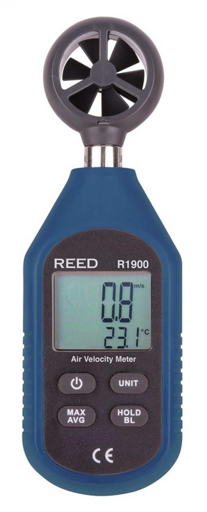 REED R1900 Compact Air Velocity Meter<span class=' ItemWarning' style='display:block;'>Item is usually in stock, but we&#39;ll be in touch if there&#39;s a problem<br /></span>