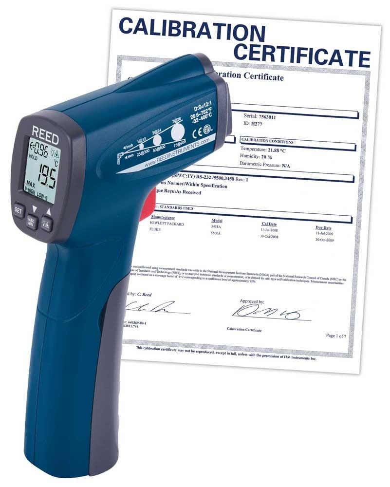 REED R2300-NIST Infrared Thermometer<span class=' ItemWarning' style='display:block;'>Item is usually in stock, but we&#39;ll be in touch if there&#39;s a problem<br /></span>