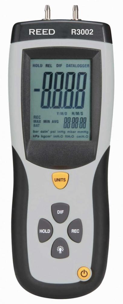 REED R3002 Digital Differential Pressure Manometer (5psi)<span class=' ItemWarning' style='display:block;'>Item is usually in stock, but we&#39;ll be in touch if there&#39;s a problem<br /></span>