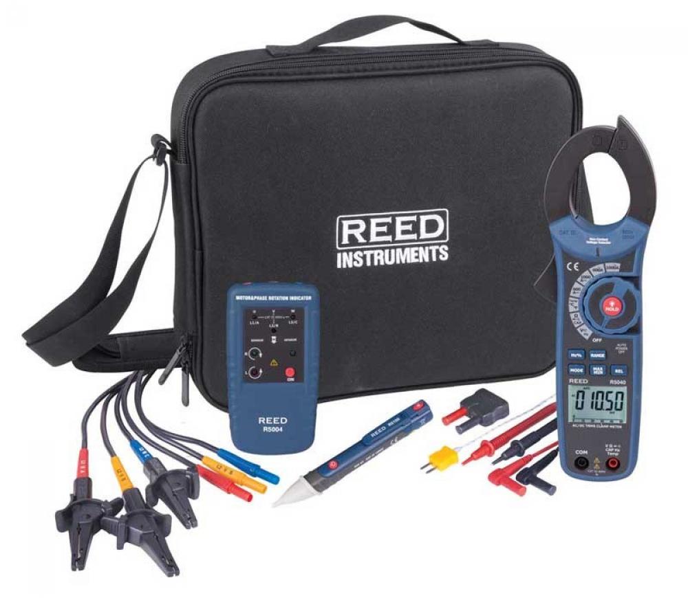 REED R5004-KIT Phase Rotation/Clamp Meter Kit<span class=' ItemWarning' style='display:block;'>Item is usually in stock, but we&#39;ll be in touch if there&#39;s a problem<br /></span>