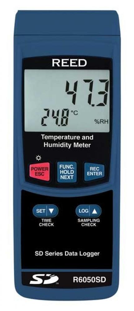 REED R6050SD Data Logging Thermo-Hygrometer<span class=' ItemWarning' style='display:block;'>Item is usually in stock, but we&#39;ll be in touch if there&#39;s a problem<br /></span>