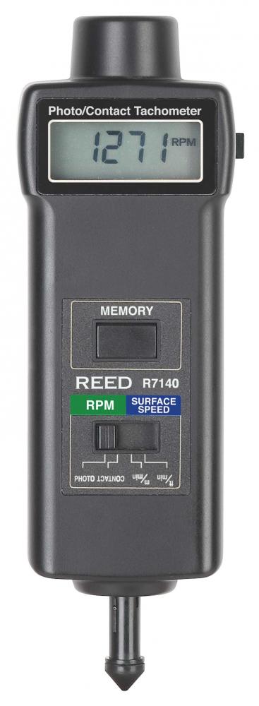 REED R7140 Combination Contact / Laser Photo Tachometer<span class=' ItemWarning' style='display:block;'>Item is usually in stock, but we&#39;ll be in touch if there&#39;s a problem<br /></span>