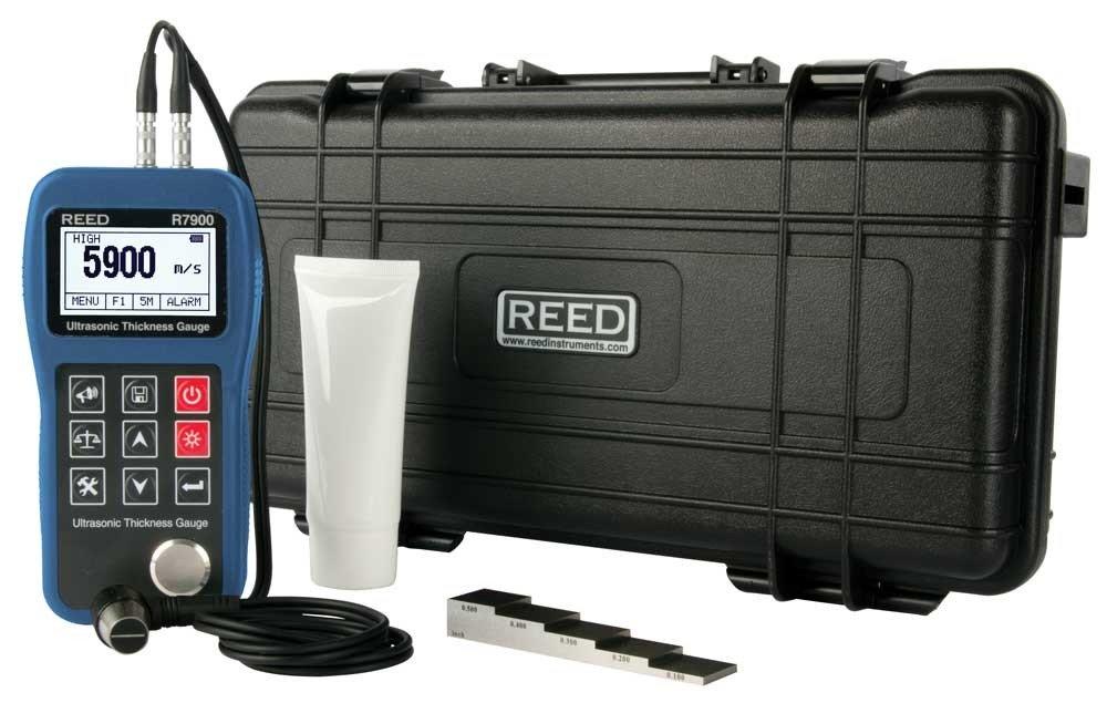 REED R7900-KIT Ultrasonic Thickness Gauge with 5-Step Calibration Block<span class=' ItemWarning' style='display:block;'>Item is usually in stock, but we&#39;ll be in touch if there&#39;s a problem<br /></span>