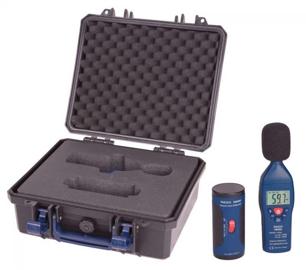 REED R8050-KIT Sound Level Meter and Calibrator Kit<span class=' ItemWarning' style='display:block;'>Item is usually in stock, but we&#39;ll be in touch if there&#39;s a problem<br /></span>